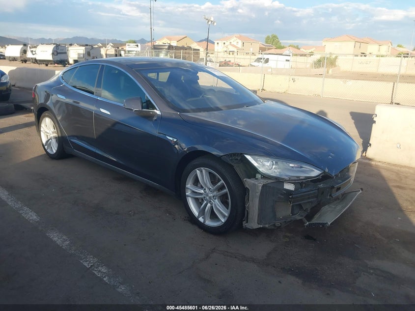 2016 Tesla Model s VIN 5YJSA1E12GF121945 IAAI salvage auction — FRONT END, Salvage (Arizona), sold $3,650 on 2026-07-28 (photo 1)