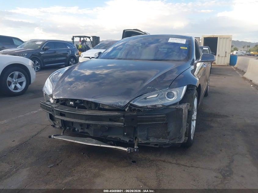 2016 Tesla Model s VIN 5YJSA1E12GF121945 IAAI salvage auction — FRONT END, Salvage (Arizona), sold $3,650 on 2026-07-28 (photo 6)