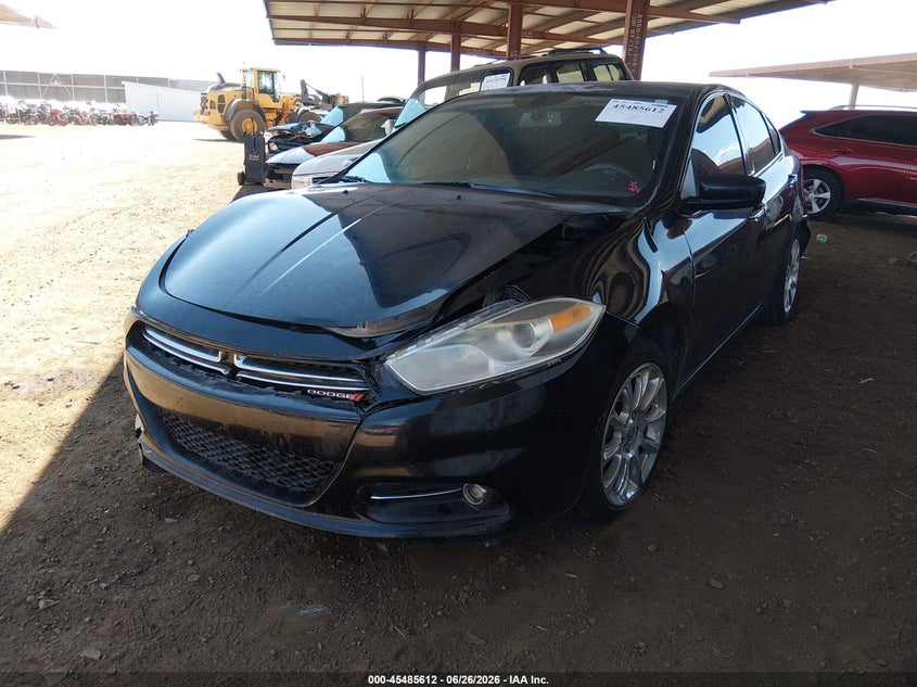 2016 Dodge Dart VIN 1C3CDFFAXGD817858 IAAI salvage auction — FRONT & REAR, Salvage (Arizona), sold $700 on 2026-07-18 (photo 2)
