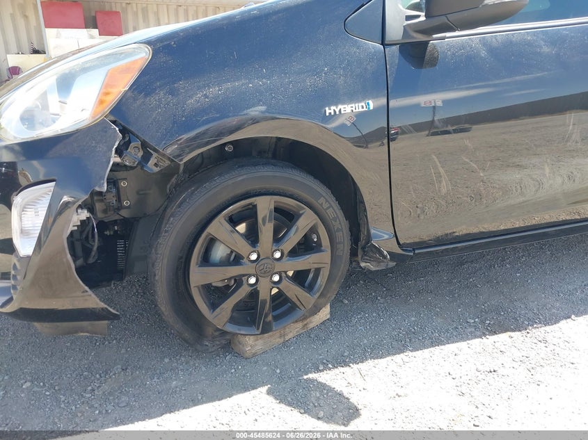 2016 Toyota Prius c VIN JTDKDTB38G1122082 IAAI salvage auction — SIDE, Salvage Title, sold $3,225 on 2026-07-16 (photo 6)