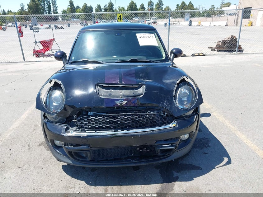 2013 Mini Hard top VIN WMWSV3C55DT394082 IAAI salvage auction — FRONT END, Salvage (California), sold $575 on 2026-08-05 (photo 6)