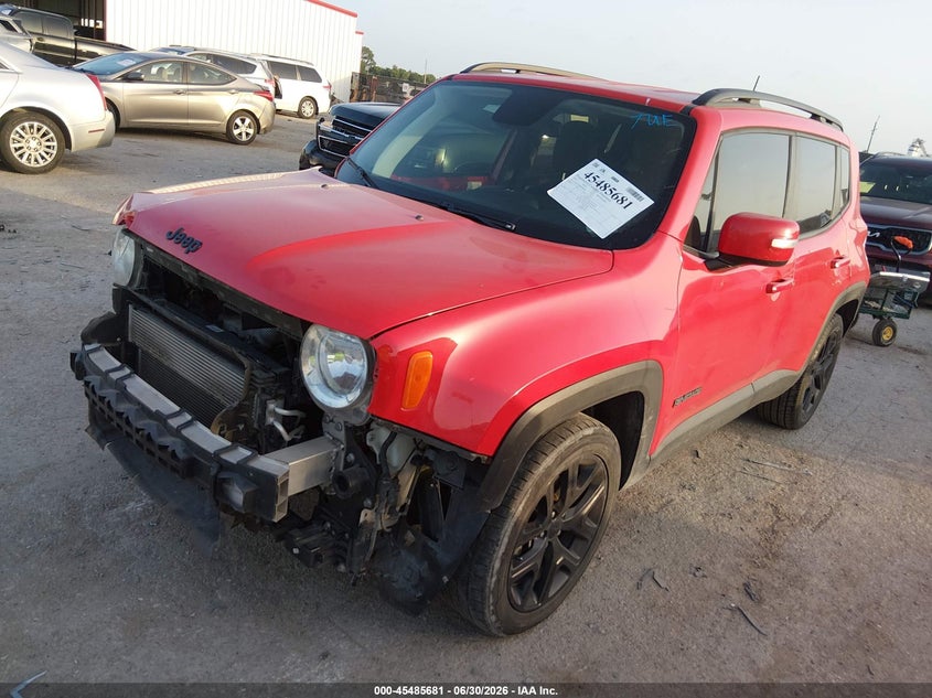2019 Jeep Renegade VIN ZACNJABB3KPJ86862 IAAI salvage auction — FRONT END, Original (Texas), sold $1,700 on 2026-08-17 (photo 2)