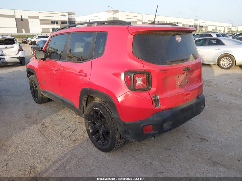 2019 Jeep Renegade VIN ZACNJABB3KPJ86862 IAAI salvage auction — FRONT END, Original (Texas), sold $1,700 on 2026-08-17 (photo 3)