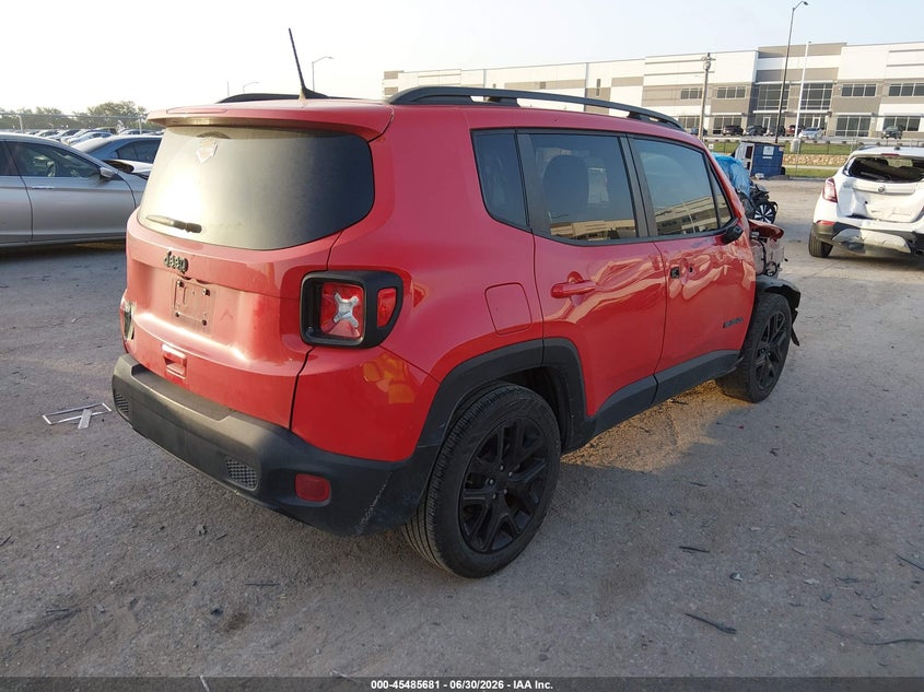 2019 Jeep Renegade VIN ZACNJABB3KPJ86862 IAAI salvage auction — FRONT END, Original (Texas), sold $1,700 on 2026-08-17 (photo 4)
