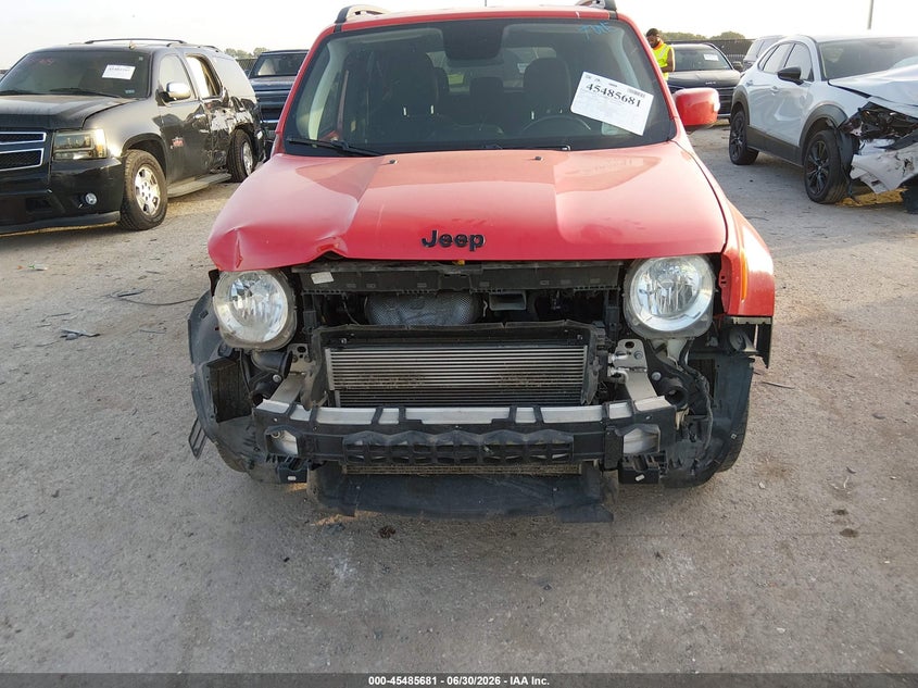 2019 Jeep Renegade VIN ZACNJABB3KPJ86862 IAAI salvage auction — FRONT END, Original (Texas), sold $1,700 on 2026-08-17 (photo 6)