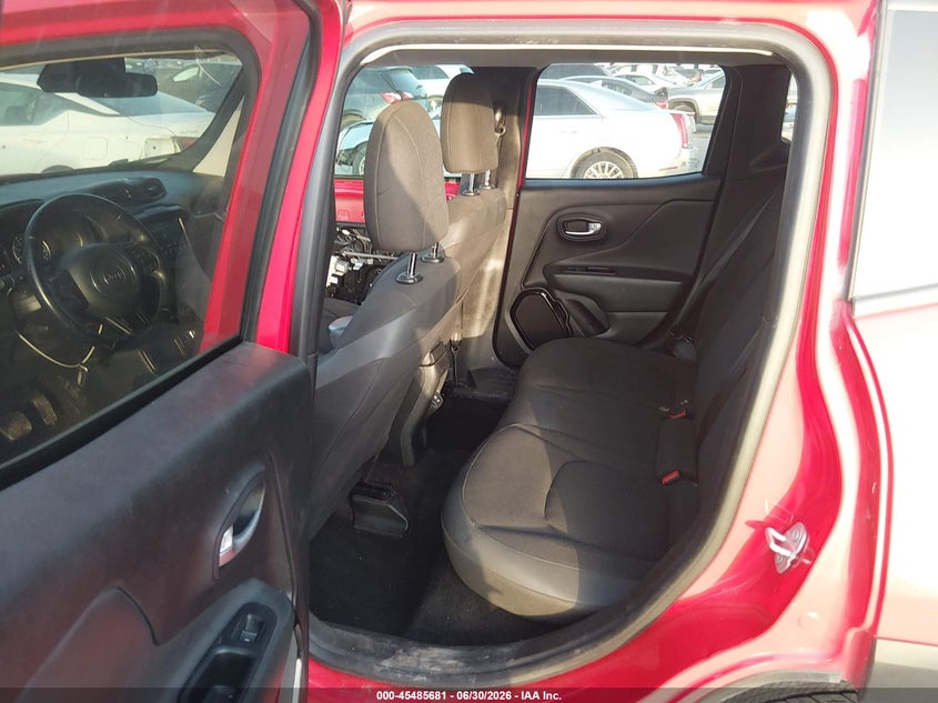 2019 Jeep Renegade VIN ZACNJABB3KPJ86862 IAAI salvage auction — FRONT END, Original (Texas), sold $1,700 on 2026-08-17 (photo 8)