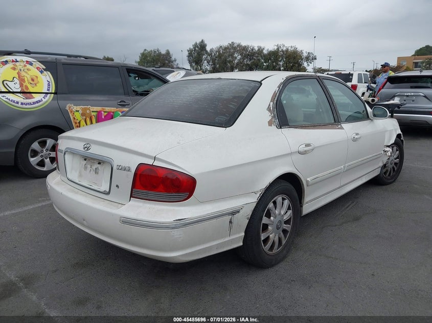 2004 Hyundai Sonata VIN KMHWF35H84A010487 IAAI salvage auction — LEFT FRONT, Salvage (California), sold $425 on 2026-07-16 (photo 4)