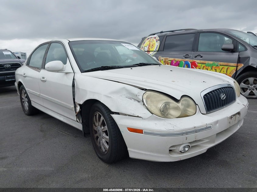 2004 Hyundai Sonata VIN KMHWF35H84A010487 IAAI salvage auction — LEFT FRONT, Salvage (California), sold $425 on 2026-07-16 (photo 6)