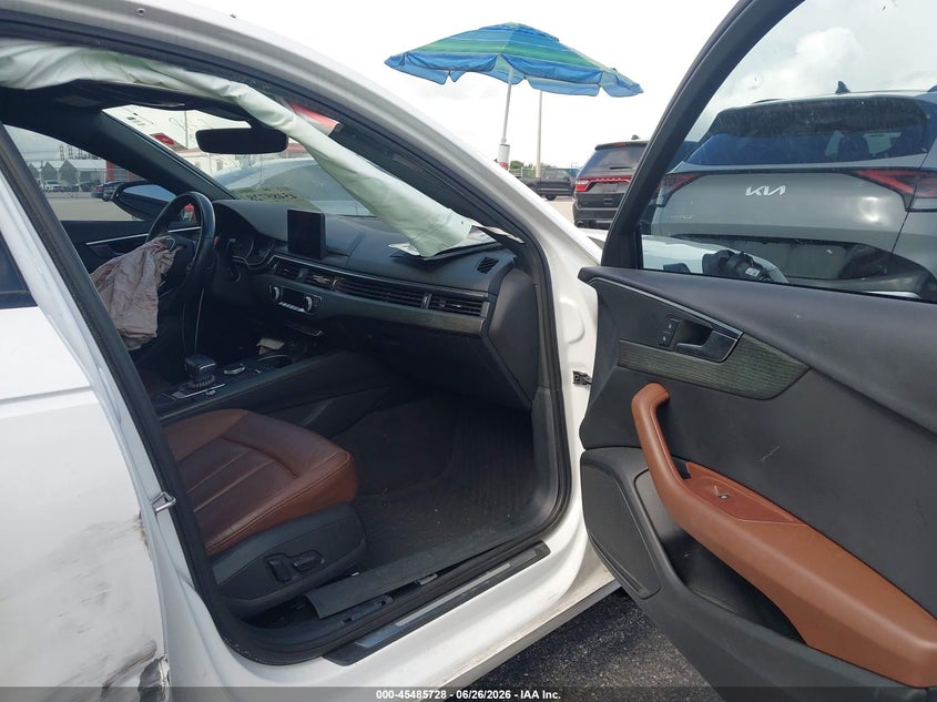 2019 Audi A4 VIN WAUGMAF44KN021326 IAAI salvage auction — SIDE, Rebuildable (Florida), sold $2,825 on 2026-07-30 (photo 5)