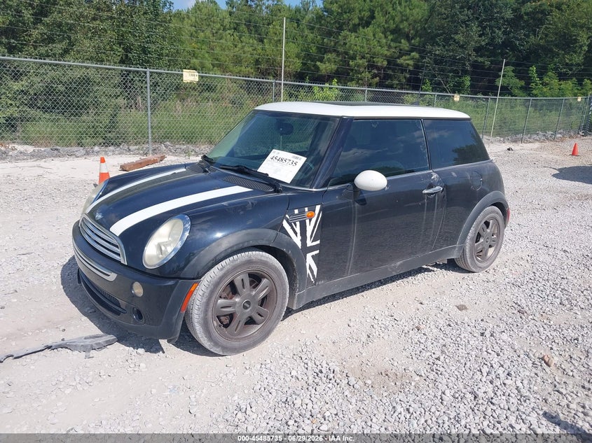 2006 Mini Cooper VIN WMWRC33596TK65723 IAAI salvage auction — REAR END, Salvage (Alabama), sold $250 on 2026-07-20 (photo 2)