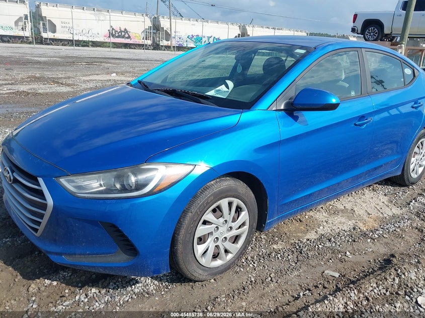 2017 Hyundai Elantra VIN KMHD74LF9HU074926 IAAI salvage auction — NORMAL WEAR, Clear (North Carolina), sold $1,250 on 2026-07-31 (photo 6)