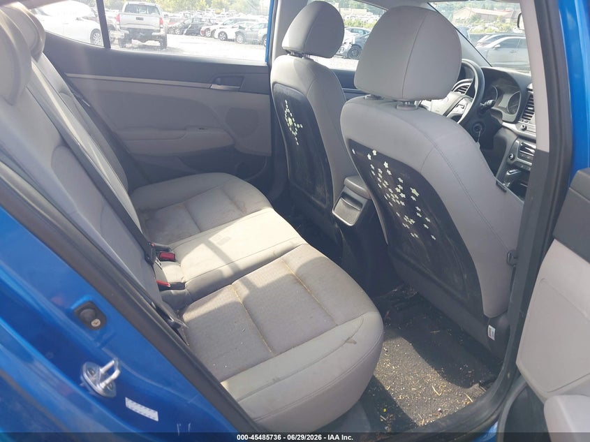 2017 Hyundai Elantra VIN KMHD74LF9HU074926 IAAI salvage auction — NORMAL WEAR, Clear (North Carolina), sold $1,250 on 2026-07-31 (photo 8)