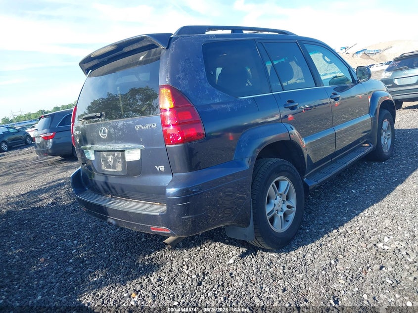 2004 Lexus Gx VIN JTJBT20X340027513 IAAI salvage auction — NORMAL WEAR, Clear (New York), sold $2,750 on 2026-07-21 (photo 4)