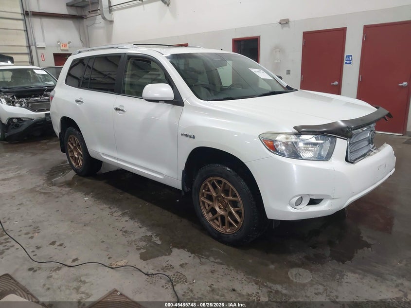 2010 Toyota Highlander hybrid VIN JTEJW3EH4A2047438 IAAI salvage auction — RIGHT FRONT, Salvage (Idaho), sold $1,350 on 2026-07-24 (photo 1)