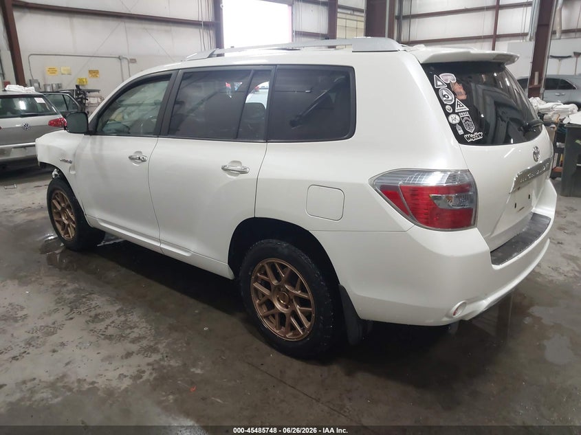 2010 Toyota Highlander hybrid VIN JTEJW3EH4A2047438 IAAI salvage auction — RIGHT FRONT, Salvage (Idaho), sold $1,350 on 2026-07-24 (photo 3)