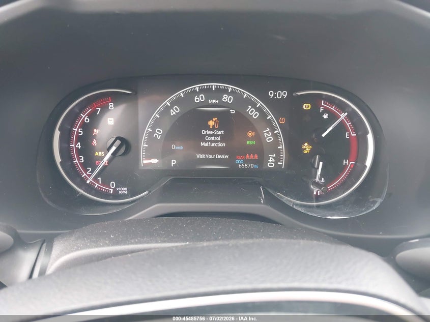 2023 Toyota Rav 4 VIN JTMC1RFV0PD102791 IAAI salvage auction — FRONT END, Salvage Certificate (California), sold $7,500 on 2026-07-19 (photo 7)