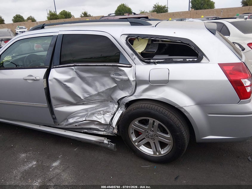 2005 Dodge Magnum VIN 2D8GV58225H680524 IAAI salvage auction — LEFT REAR, Salvage Certificate (California), sold $1,150 on 2026-07-31 (photo 6)