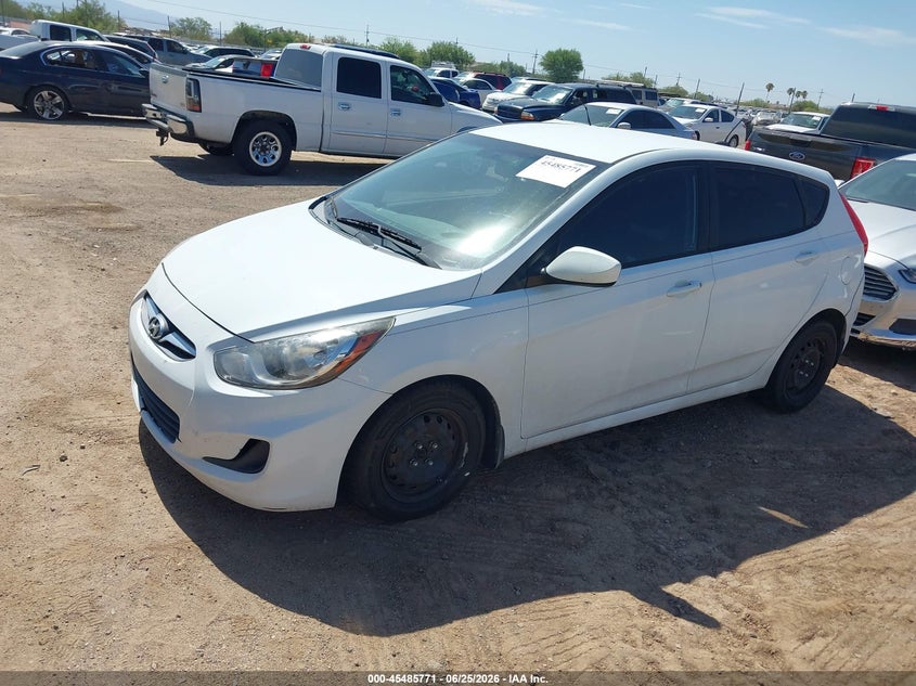 2014 Hyundai Accent VIN KMHCT5AE6EU169298 IAAI salvage auction — NORMAL WEAR, Clear-Dealer Only (Arizona), sold $75 on 2026-07-09 (photo 2)