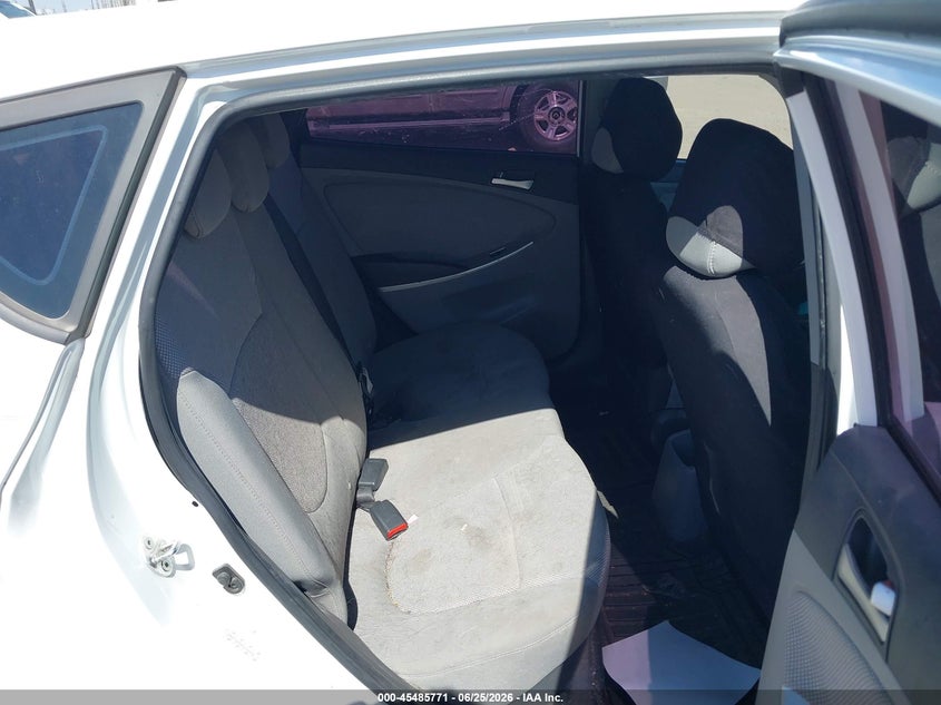 2014 Hyundai Accent VIN KMHCT5AE6EU169298 IAAI salvage auction — NORMAL WEAR, Clear-Dealer Only (Arizona), sold $75 on 2026-07-09 (photo 8)