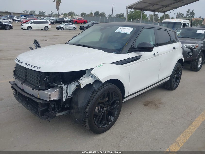 2023 Land rover Range rover evoque VIN SALZJ2FX2PH206364 IAAI salvage auction — FRONT END, Salvage (California), sold $15,000 on 2026-08-12 (photo 2)