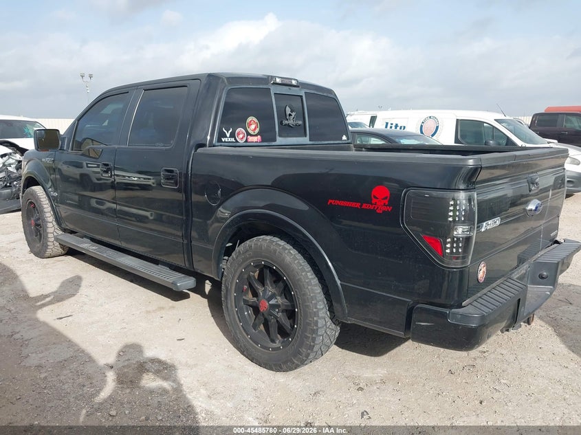 2012 Ford F-150 VIN 1FTFW1CF5CFC24591 IAAI salvage auction — RIGHT REAR, Salvage (Texas), sold $5,375 on 2026-08-03 (photo 3)
