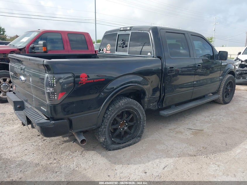2012 Ford F-150 VIN 1FTFW1CF5CFC24591 IAAI salvage auction — RIGHT REAR, Salvage (Texas), sold $5,375 on 2026-08-03 (photo 4)