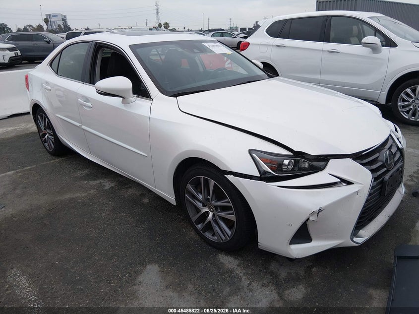2020 Lexus Is VIN JTHDA1D2XL5108583 IAAI salvage auction — FRONT END, Salvage (California), sold $9,325 on 2026-07-13 (photo 1)