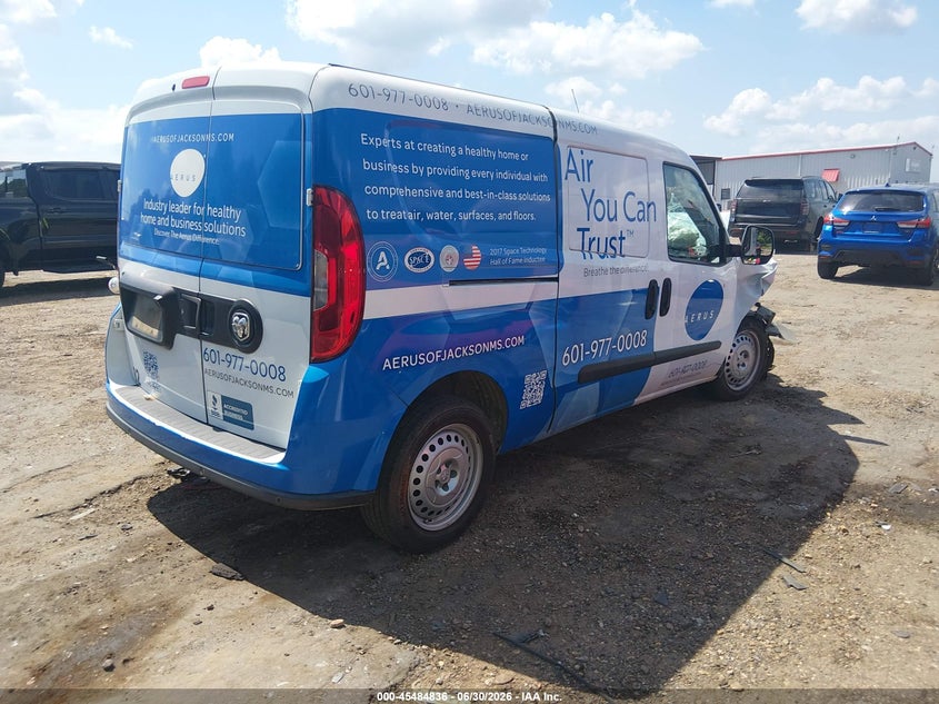 2022 Ram Promaster city VIN ZFBHRFAB3N6W21932 IAAI salvage auction — FRONT END, Salvage Title, sold $1,600 on 2026-08-12 (photo 4)