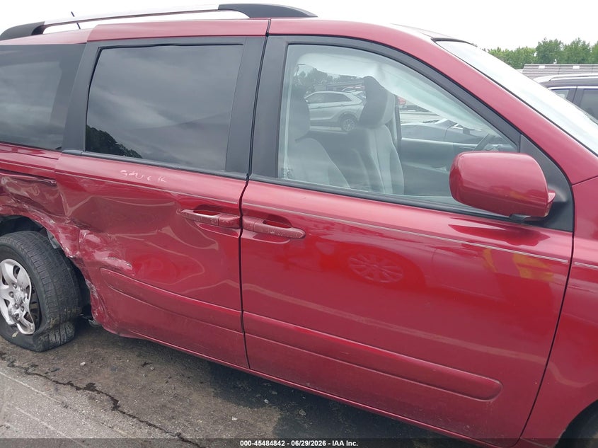 2009 Kia SEDONA VIN KNDMB233796305101 IAAI salvage auction — REAR END, Salvage (North Carolina), sold $25 on 2026-07-30 (photo 6)