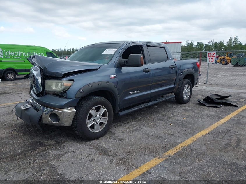 2008 Toyota Tundra VIN 5TFDV54108X055862 IAAI salvage auction — FRONT END, Rebuildable (Florida), sold $4,250 on 2026-07-11 (photo 2)