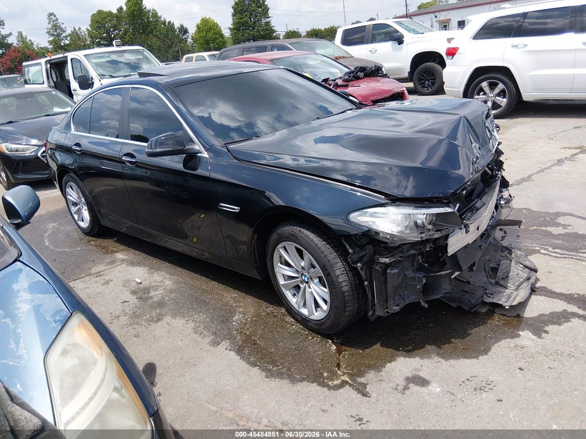 2016 BMW 5er VIN WBA5A5C55GG352965 IAAI salvage auction — FRONT END, Salvage (North Carolina), sold $1,200 on 2026-08-03 (photo 1)