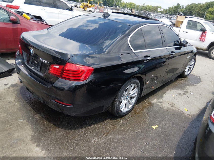 2016 BMW 5er VIN WBA5A5C55GG352965 IAAI salvage auction — FRONT END, Salvage (North Carolina), sold $1,200 on 2026-08-03 (photo 4)