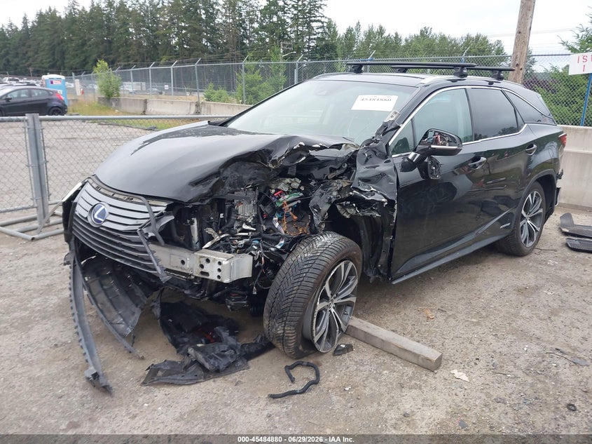 2018 Lexus Rx VIN JTJDGKCA4J2001409 IAAI salvage auction — FRONT END, Bill Of Sale (Washington), sold $6,200 on 2026-07-08 (photo 2)