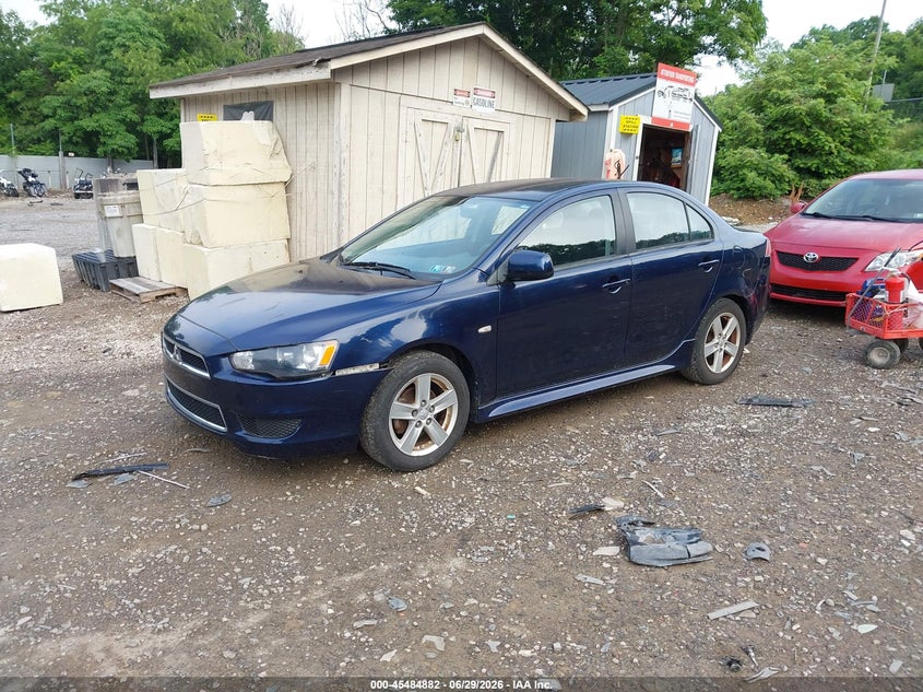 2014 Mitsubishi Lancer VIN JA32V2FW0EU008616 IAAI salvage auction — NORMAL WEAR, Clear (Pennsylvania), sold $950 on 2026-07-07 (photo 2)