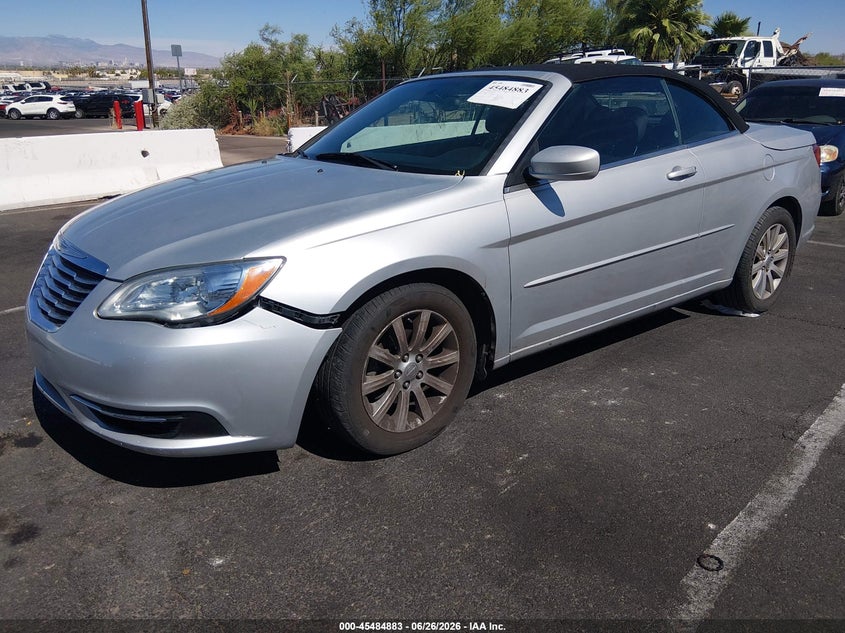 2012 Chrysler 200 VIN 1C3BCBEG0CN291449 IAAI salvage auction — FRONT END, Clear (Nevada), sold $450 on 2026-07-26 (photo 2)