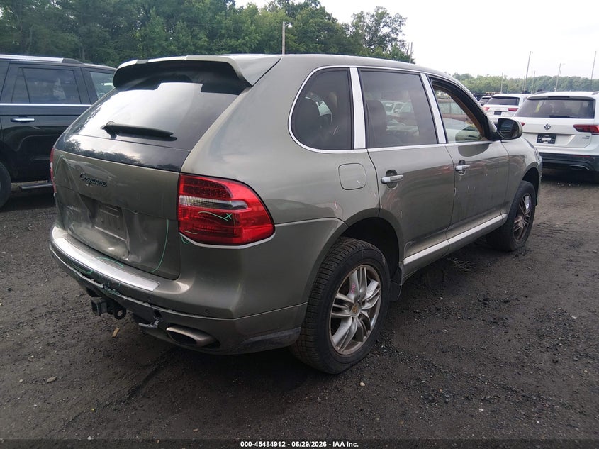 2008 Porsche Cayenne VIN WP1AA29P98LA13982 IAAI salvage auction — FRONT & REAR, Salvage - Greater Than 75% (Maryland), sold $400 on 2026-07-29 (photo 4)