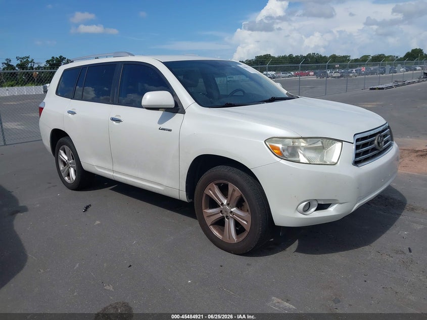 2008 Toyota Highlander VIN JTEDS42A982021580 IAAI salvage auction — NORMAL WEAR, Clear (Florida), sold $3,550 on 2026-07-13 (photo 1)