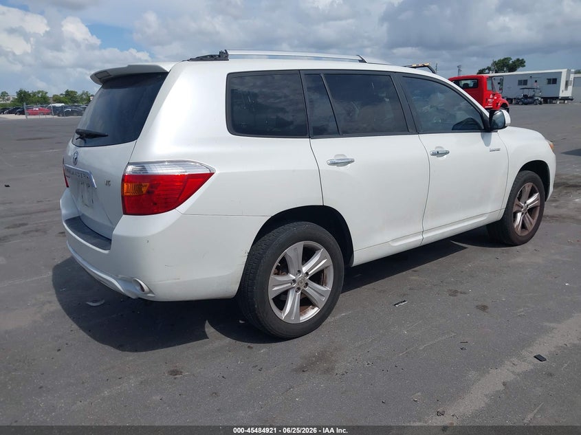 2008 Toyota Highlander VIN JTEDS42A982021580 IAAI salvage auction — NORMAL WEAR, Clear (Florida), sold $3,550 on 2026-07-13 (photo 4)