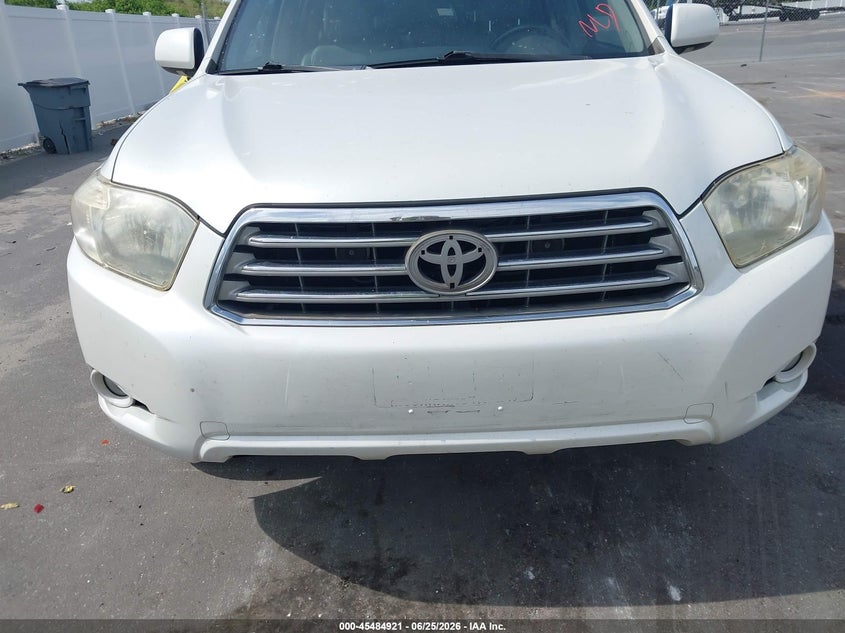 2008 Toyota Highlander VIN JTEDS42A982021580 IAAI salvage auction — NORMAL WEAR, Clear (Florida), sold $3,550 on 2026-07-13 (photo 6)