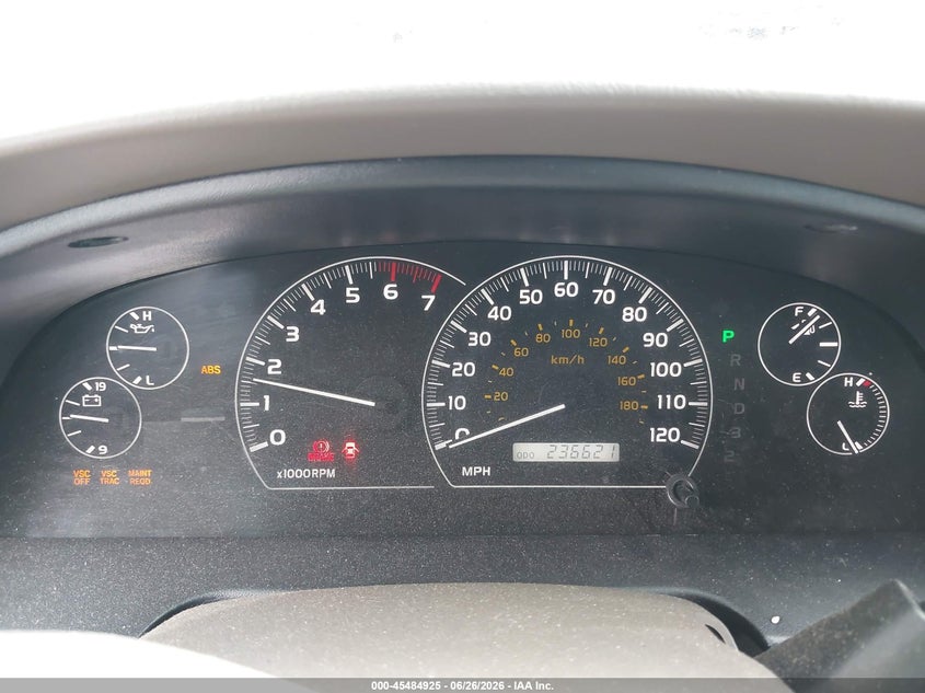 2007 Toyota Sequoia VIN 5TDBT48A07S282913 IAAI salvage auction — NORMAL WEAR, Clear (Washington), sold $875 on 2026-07-08 (photo 7)