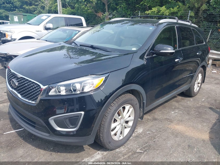 2018 Kia Sorento VIN 5XYPG4A36JG366664 IAAI salvage auction — NORMAL WEAR, Clear (North Carolina), sold $2,550 on 2026-07-23 (photo 2)