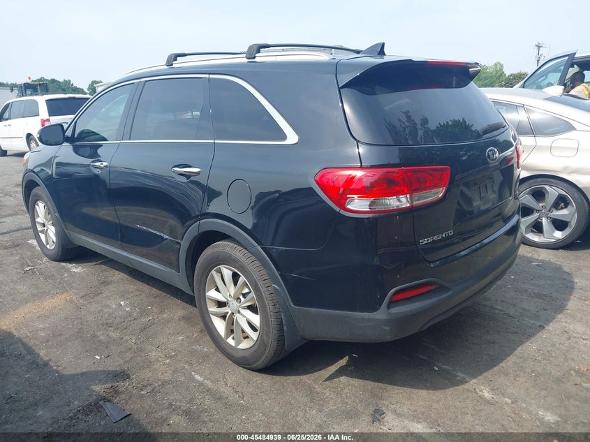 2018 Kia Sorento VIN 5XYPG4A36JG366664 IAAI salvage auction — NORMAL WEAR, Clear (North Carolina), sold $2,550 on 2026-07-23 (photo 3)
