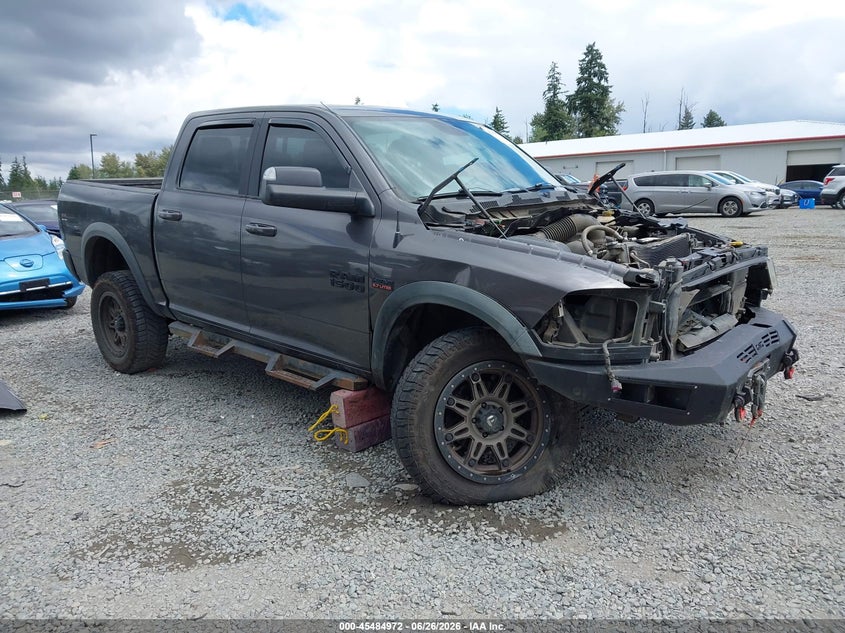 2017 Ram 1500 VIN 1C6RR7YT1HS589331 IAAI salvage auction — FRONT END, Bill Of Sale (Washington), sold $25 on 2026-08-01 (photo 1)