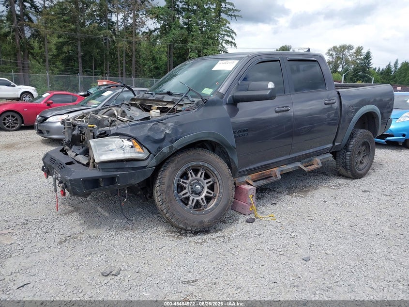 2017 Ram 1500 VIN 1C6RR7YT1HS589331 IAAI salvage auction — FRONT END, Bill Of Sale (Washington), sold $25 on 2026-08-01 (photo 2)