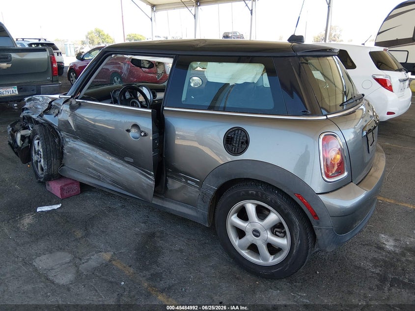 2010 Mini Cooper VIN WMWMF3C5XATZ24726 IAAI salvage auction — LEFT FRONT, Salvage (California), sold $25 on 2026-07-21 (photo 3)