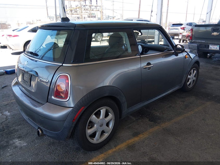 2010 Mini Cooper VIN WMWMF3C5XATZ24726 IAAI salvage auction — LEFT FRONT, Salvage (California), sold $25 on 2026-07-21 (photo 4)