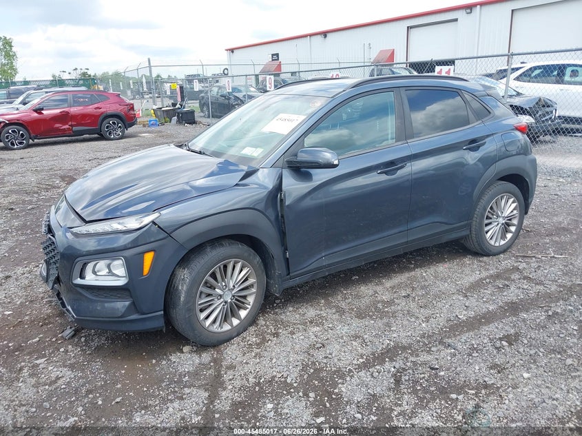 2018 Hyundai Kona VIN KM8K6CAA8JU104113 IAAI salvage auction — RIGHT FRONT, Mv-907A (New York), sold $1,850 on 2026-07-07 (photo 2)