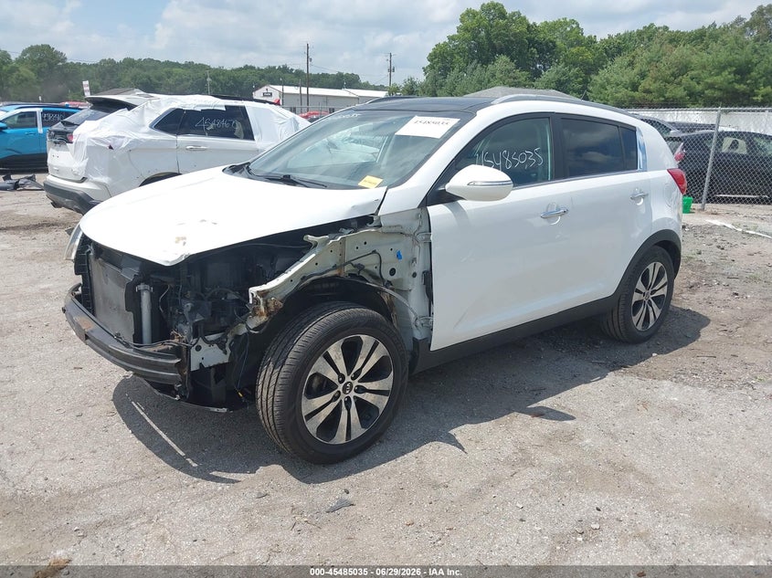 2013 Kia Sportage VIN KNDPCCA23D7436846 IAAI salvage auction — LEFT SIDE, Salvage Title, sold $2,250 on 2026-07-24 (photo 2)