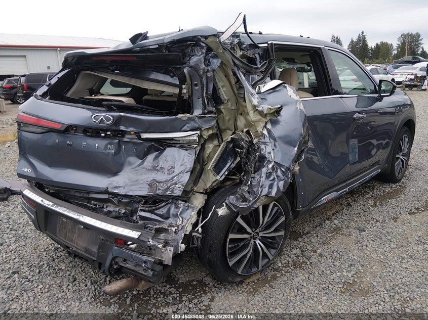 2023 Infiniti Qx60 VIN 5N1DL1GS6PC366555 IAAI salvage auction — RIGHT REAR, Bill Of Sale (Washington), sold $8,300 on 2026-08-19 (photo 4)