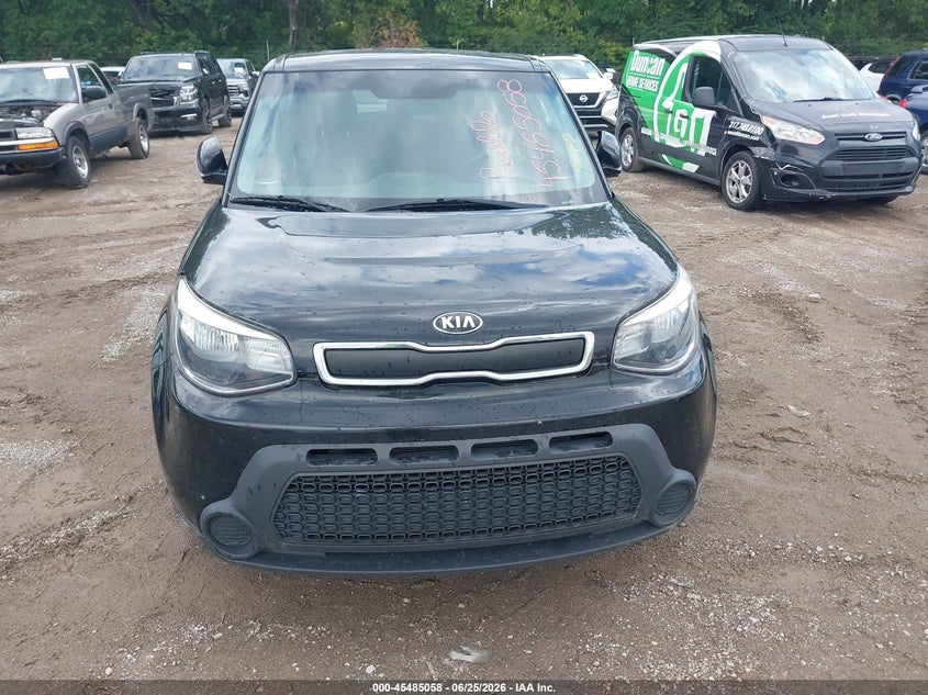 2016 Kia Soul VIN KNDJN2A21G7324772 IAAI salvage auction — NORMAL WEAR, Clear (Indiana), sold $350 on 2026-07-15 (photo 6)